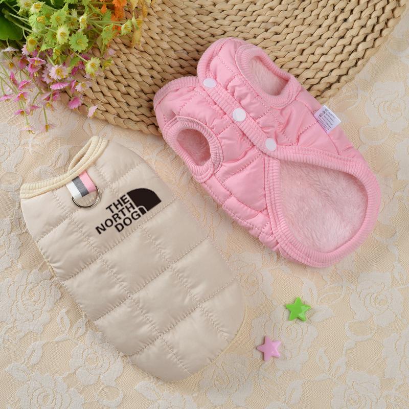 Pet Dogs Clothes Winter Cotton Vest Coats Plus Warm For Small Medium Dog Clothing Puppy French Bulldog Chihuahua Perro
