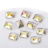 10Pcs Nail Crystals 3D Nail Art Rhinestones Pointed Back Charms Gems Stones for Nails Decorations Makeup Clothes Shoes
