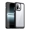 For OnePlus 13T 5G Phone Case WANLONFENG XC Series TPU Acrylic Cover with Tempered Glass (Big Lens Hole)