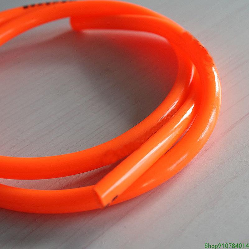 Motorcycle Fuel Line 8mm 30“ Orange Fuel Gas Hose Tube For Honda XR50 CRF50