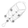 Barefoot Sandals Tassel Anklet  Ankle Chain Tassel Anklet Ankle Jewelry For Women For Beach Wedding Foot Jewelry