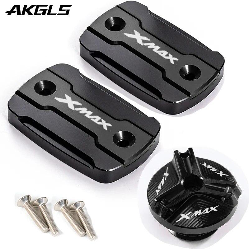 Für YAMAHA XMAX 300 250 XMAX300 2017- 2022 Motorrad Vorne Brems Flüssigkeit Kappe Schutz und Füllstoff Kappe Zubehör