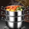 316 Stainless Steel Steamer Basket Kitchen Cooking Tool with Double Ear Steam Rack Safe Material Generic Drain Basket