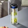 WANXIANG Double-Wall Titanium-Silver Antimicrobial Glass Cup