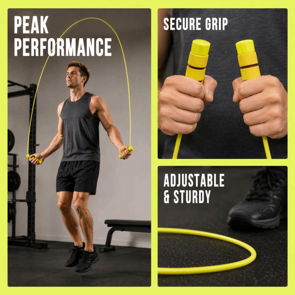 Adjustable Length Adjustable Jump Rope Lightweight Design Fitness Jump Rope For Fitness Exercise