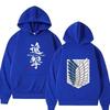 Hot Sale Attack on Titan Anime Print Hoodie Men Women Harajuku Hip Hop Vintage Soft Sweatshirt Trendy Streetwear for Daily Looks