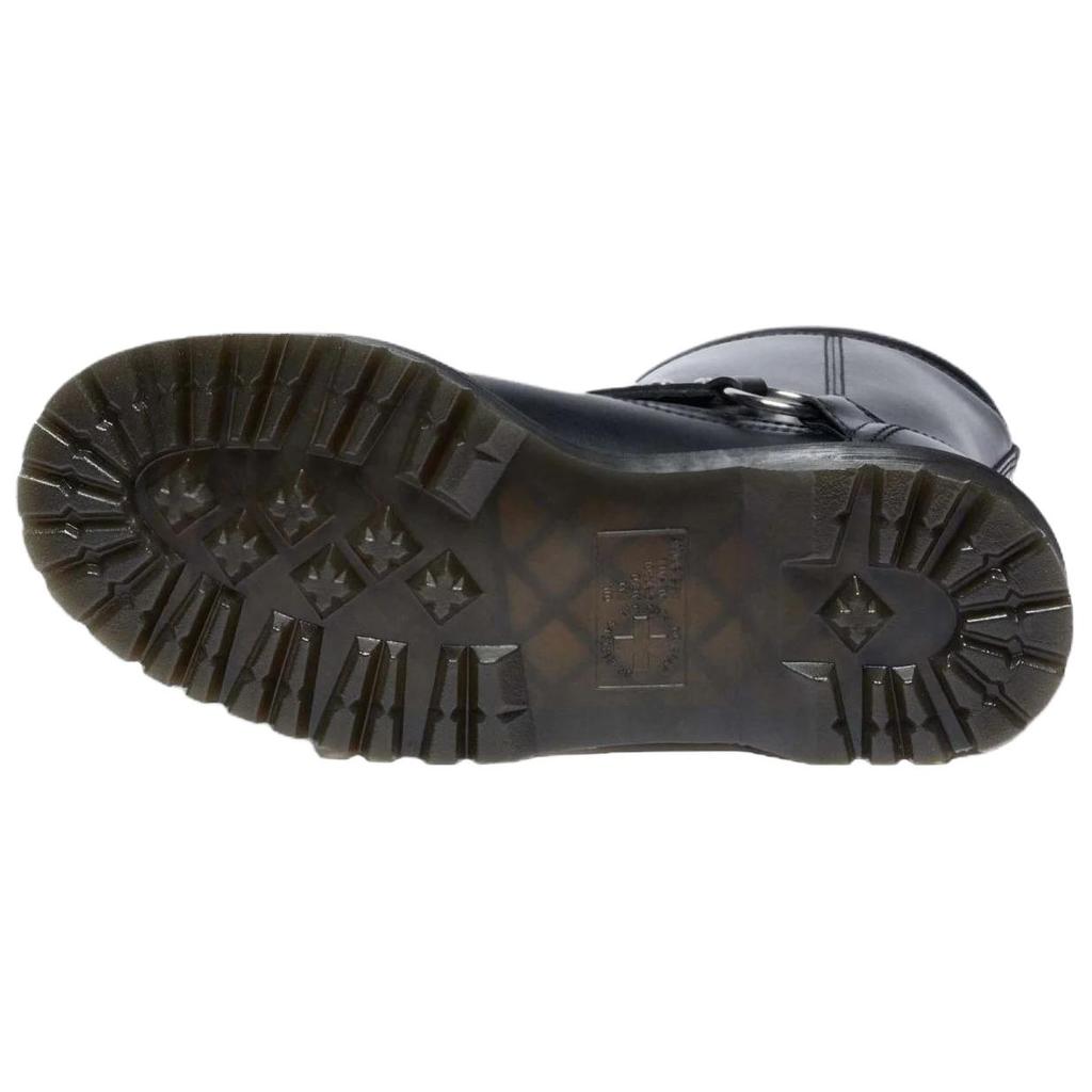 Dr. Martens Anistone Harness Leather Versatile Comfortable Ankle Boots 3.5cm Unisex Ankle Boots Black 42583001