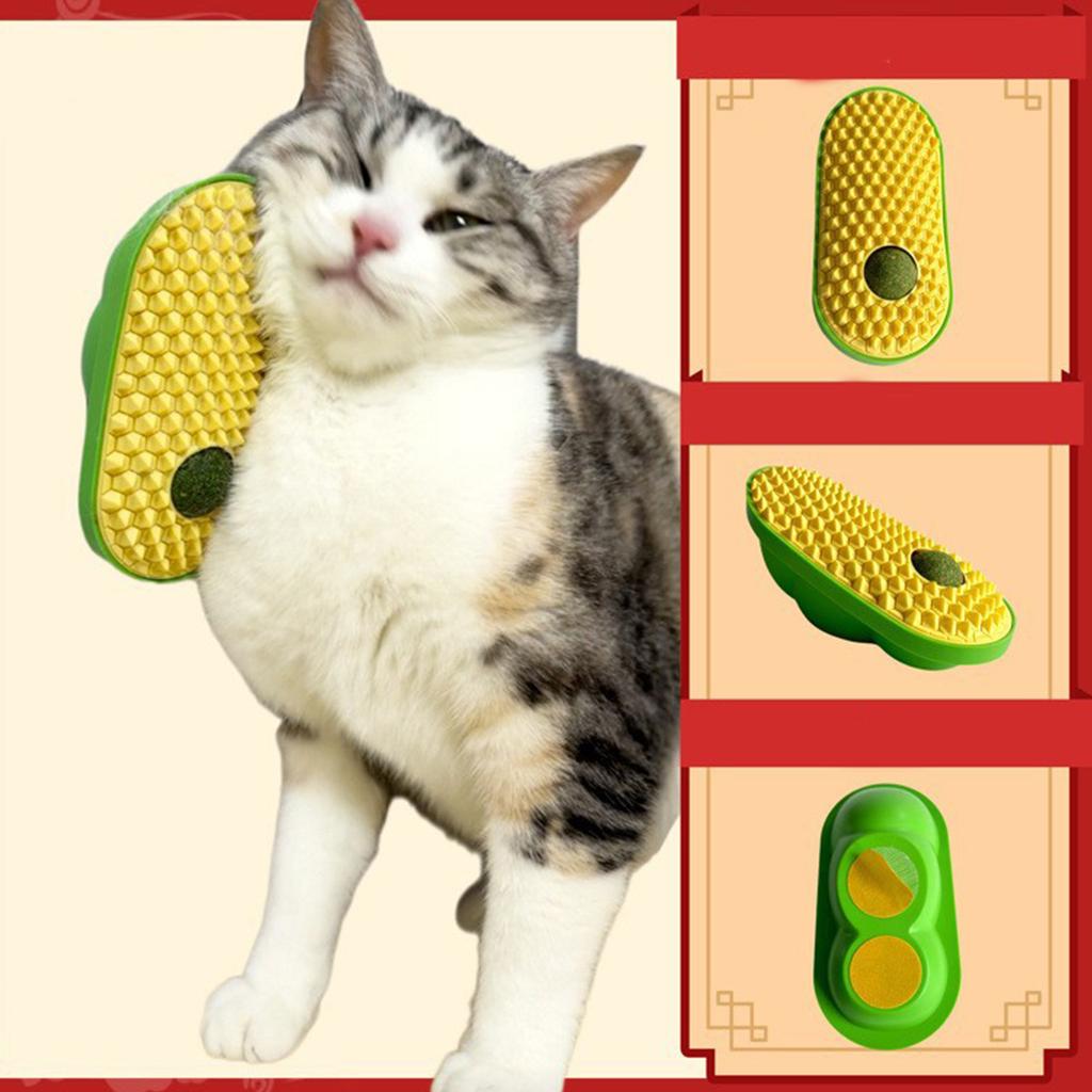 Interactive Kitten Cat Scratching Toy Brush Easy Mount Toy For Funny Exercise Cat Door Sofa Scratcher Groomers Toy