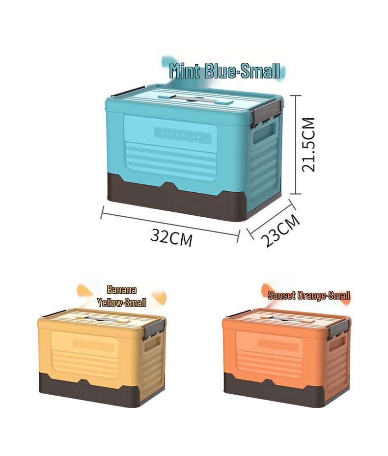 Nordic Style Foldable Plastic Storage Box for Clothes, Toys, and Books