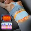 Electric Abdominal Massager Belt Waist Toning Sculptor Vibration And Hot Compress for Belly Exercise Muscle Relax Support