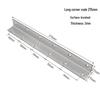 Stainless Steel L-Shaped 6-Hole 90° Angle Bracket for Shelves, Tables, and Chairs