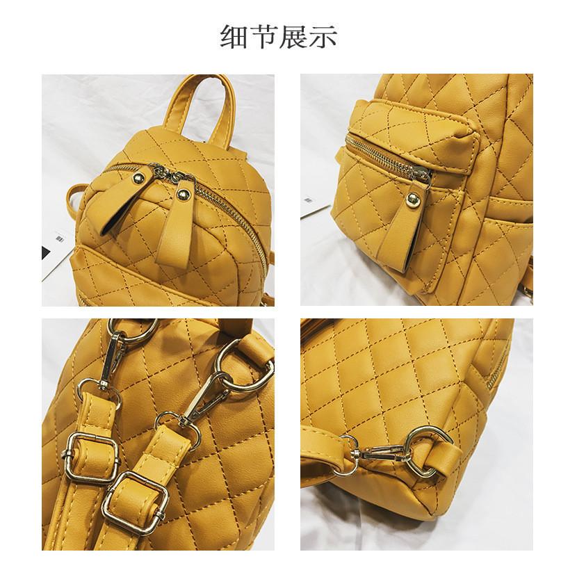 IELGY Diamond Backpack All-Match Backpack Fashion Female Bag