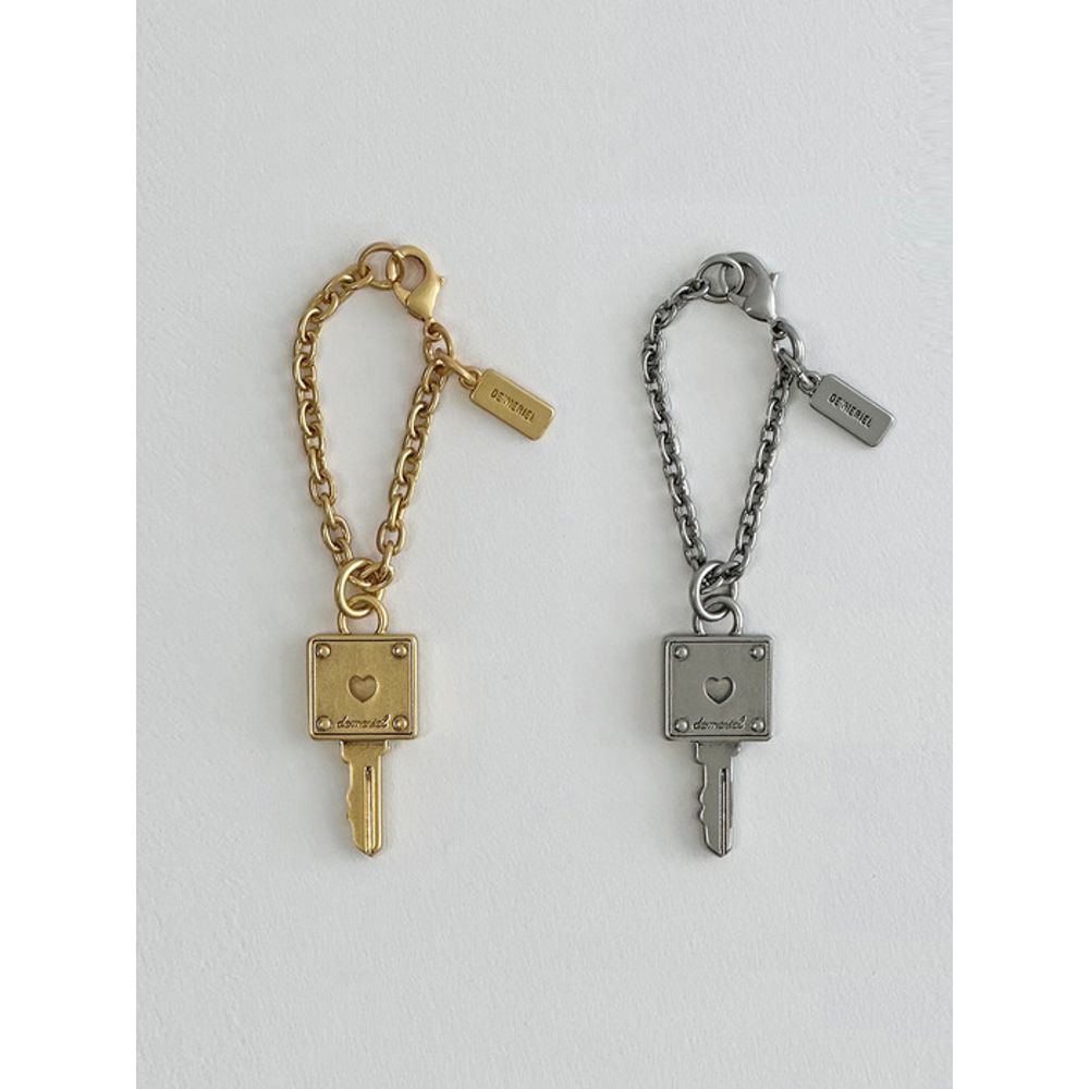 demeriel Mini Square Key Charm_2Colors