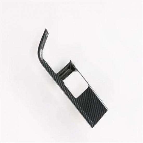 Carbon Fiber Car Headlight Button Switch Cover Trim For Kia Sportage 2022-2024