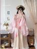Nouveau Hanfu Dynastie Tang pour Femmes 2026: Ensemble jupe plissée et manches d'eau brodées Qi-Xiong pour un port quotidien Printemps/Été