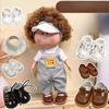Spain Doll's Shoes Suitable For 24cm Potato Doll Mia Pu Leather Shoes Diy Casual Sports Shoe Toy Outfits(only Shoes)accessories