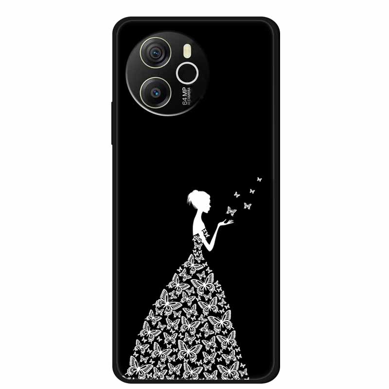 For Blackview Shark 8 Case Shark8 Black Silicone Soft Back Cover Case For Blackview Shark 8 Phone Case Cover 6.78" Coque Funda