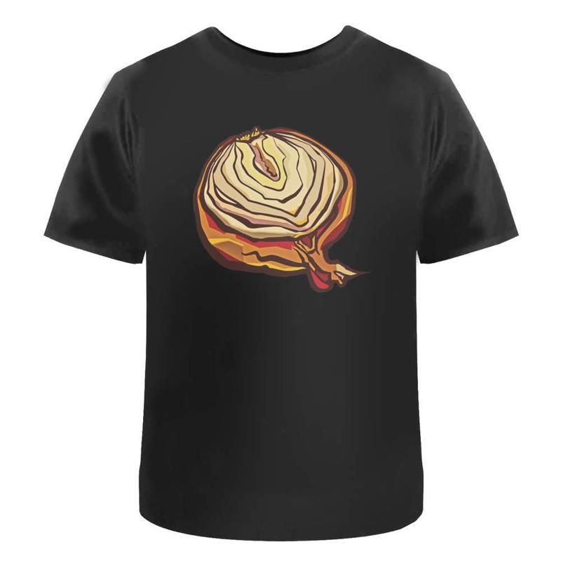 

Onion Half Cotton T Shirt Ta025302 - Men s Summer Cotton Graphic Tee S