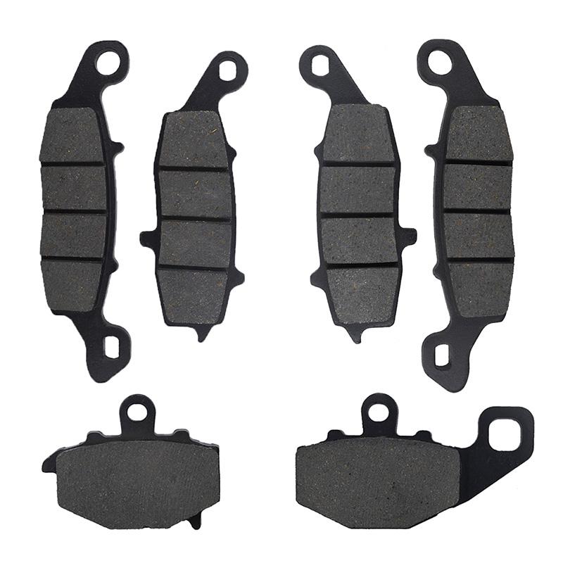 Front and Rear Brake Pads for Kawasaki KLE 650 KLE650 Versys 07-13 ER6F ER-6F 06-13 ER6N ER-6N 06-13 Z750 Z750S ZR750 04-07