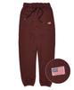PAPERBOY New York City Sweatpants - Burgundy