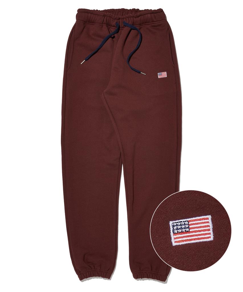 PAPERBOY New York City Sweatpants - Burgundy