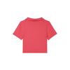 Nike Casual Sport Knit Embroidered Solid Polo T-Shirt Women Tops Pink DV7885-648