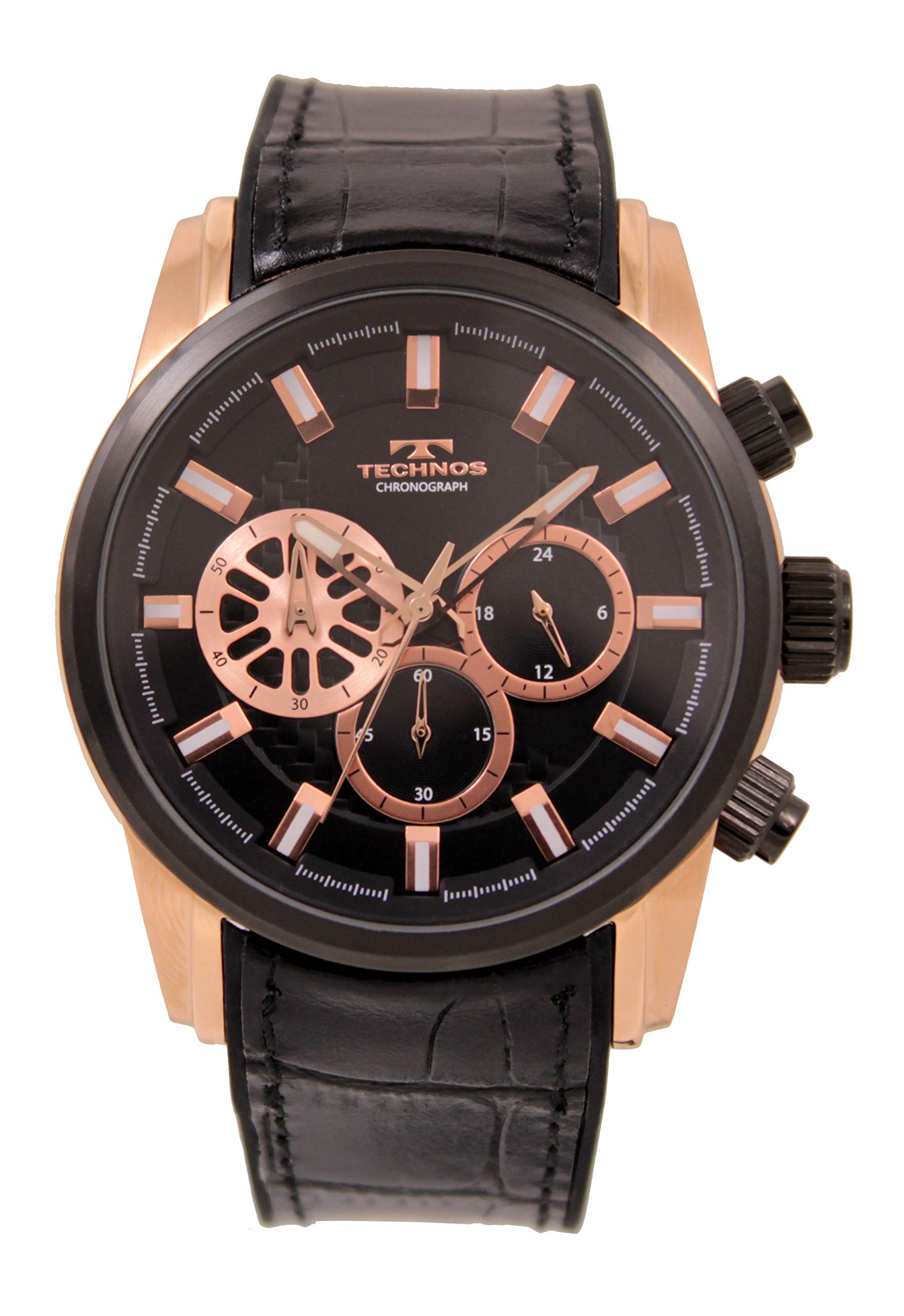 TECHNOS Chronograph Watch T7A70PB [TECHNOS] Men s чёрный