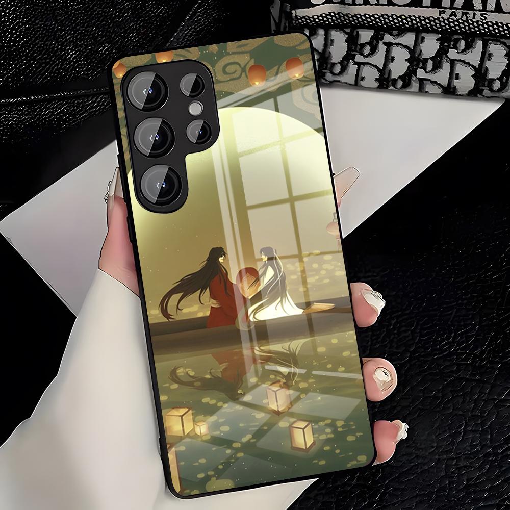 Tian Guan Ci Fu Phone Case For Samsung A25 A13 A33 5G A54 A36 A35 A56 A52 A14 Shockproof Glass Cover