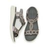 Women's Beaded Rhinestones Sandals T-Strap Bohemian Sandals Breathable Dressy Summer Shoes Outdoor