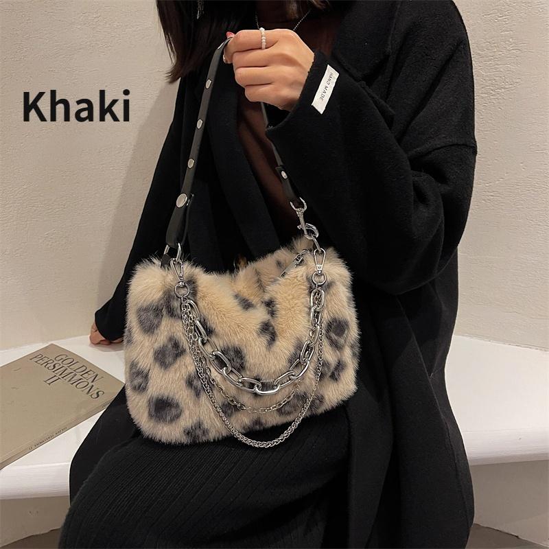 fluffy messenger bag