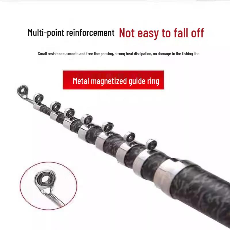 Longchan Portable Ultralight Spinning Fishing Rod