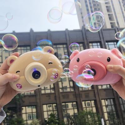 Bär Elektrische Seifenblasenmaschine, Schwein Seifenblasen Kamera, Seifenblasen Blasende Kinder Outdoor Spielzeug