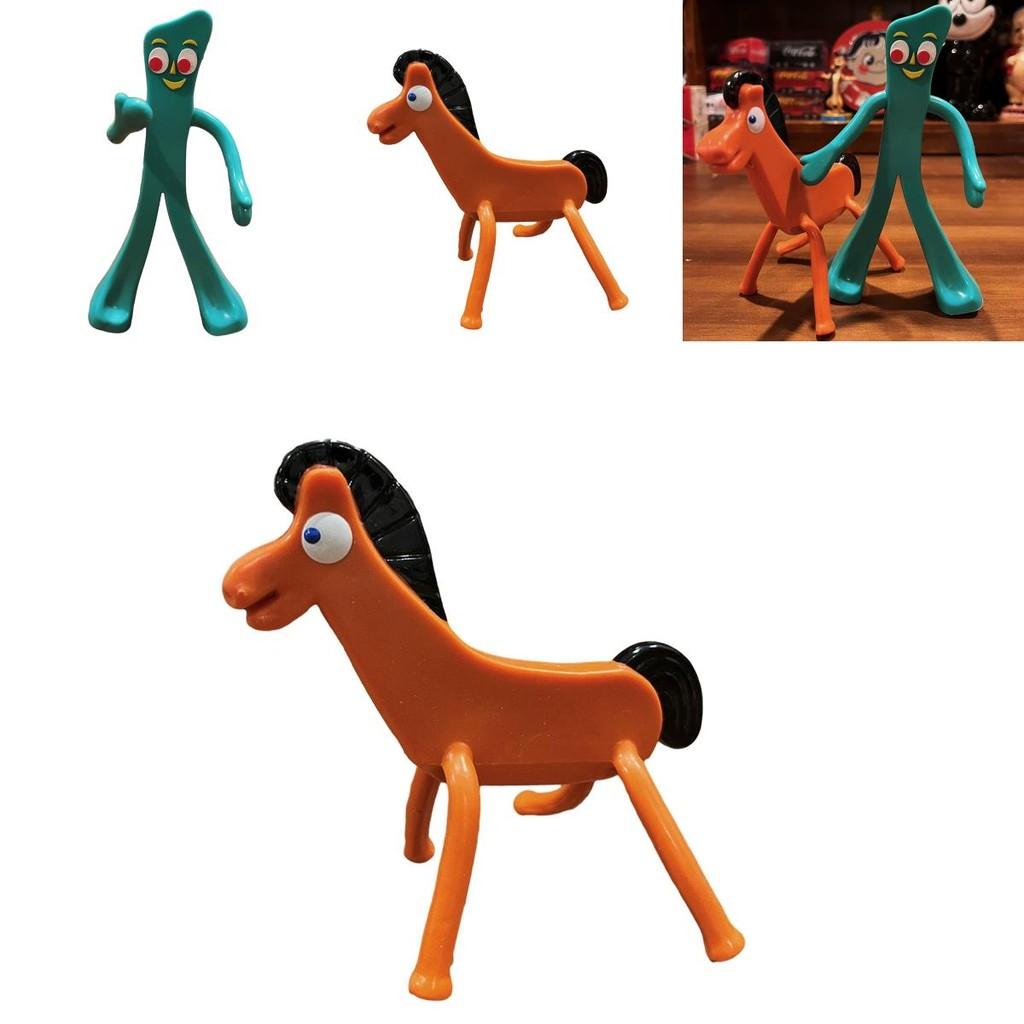 Vintage Gumby And Pokey Figures Charming Collectible Toy Set For All Ages