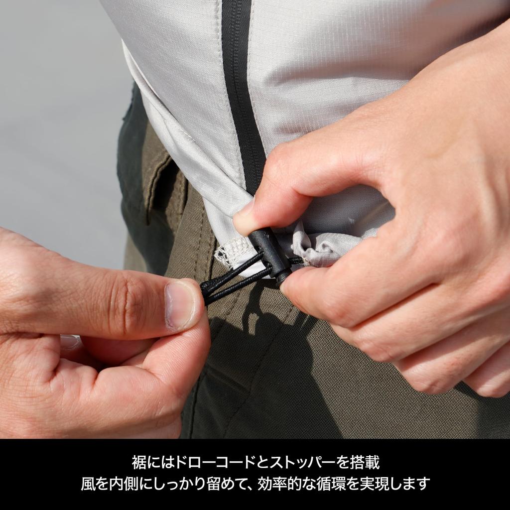 Dress AIRBONE EVO L Aero Vest with Summer Fishing Vest Set for Men and Women 2.0 Fan,