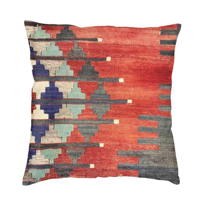 Аксарай Антикварный Турецкий Килим Квадратная Наволочка Декор Бохо Богемный Этнический Персидский Племенной Чехол для Подушки Подушка-Плед 30x30cm 12x12in