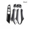 Rhd Car Interior Door Handle Armrest Panel Pull Trim Cover Set For Bmw 5 Series
