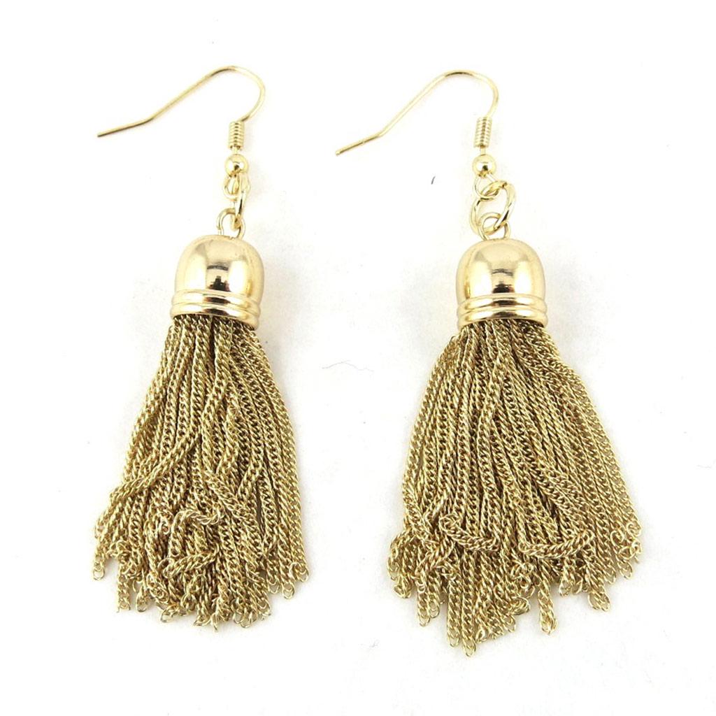 Les Trésors De Lily [N1217] - Designer Earrings 'Choreography' Gold (geometric)