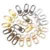 5pcs/Lot 32x12mm Gold Silver Plated Snap Lobster Clasp Hooks Jewelry Findings DIY Keychain Neckalce Bracelet Supplies Wholesale