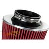 RED 3.5" 89 Mm Inlet Cold Air INTAKE Cone Replacement Performance Washable Clamp-On Dry Air Filter