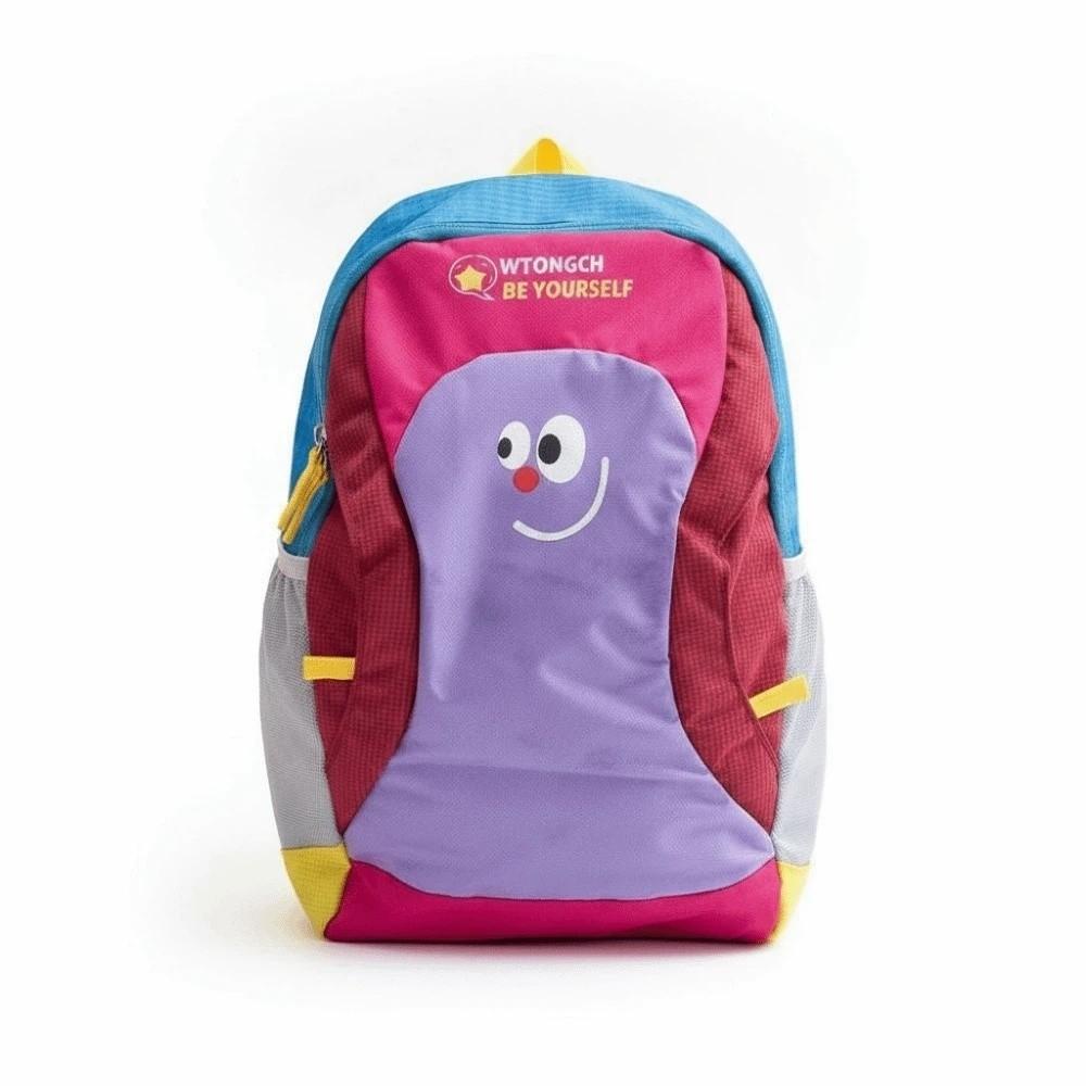 Lightweight Kids Backpack Ergonomic Kindergarten Book Bag Colorblock Daypack Women / Men