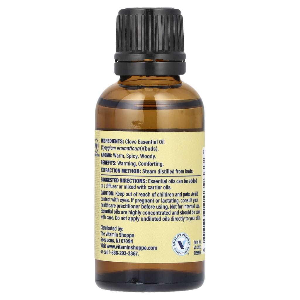 100% Pure Essential Oil, Clove, 30 Ml (1 Fl Oz)
