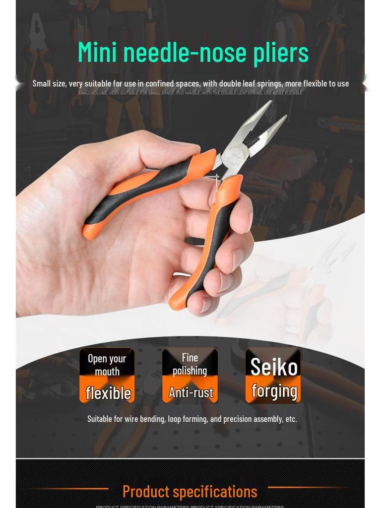C Series 4.5" Mini Needle-Nose Pliers