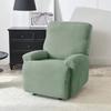 Split Back Design Recliner Sofa Covers Solid Color T Jacquard Cover New Armchair Cover