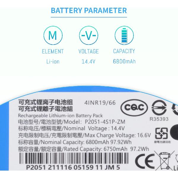 Akumulator próżniowy do Coredy L900 L900W L900X, do Kyvol Cybovac S31, do Lydsto R1, do Uoni V980 Max V980 Plus, do robota sprzątającego NEABOT N2