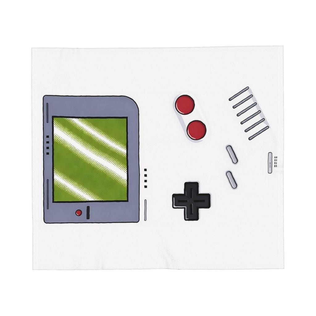 Games Console Handheld Gamer Knitted Blankets Flannel Controller Warm Throw Blanket for Airplane Travel Quilt Breathable