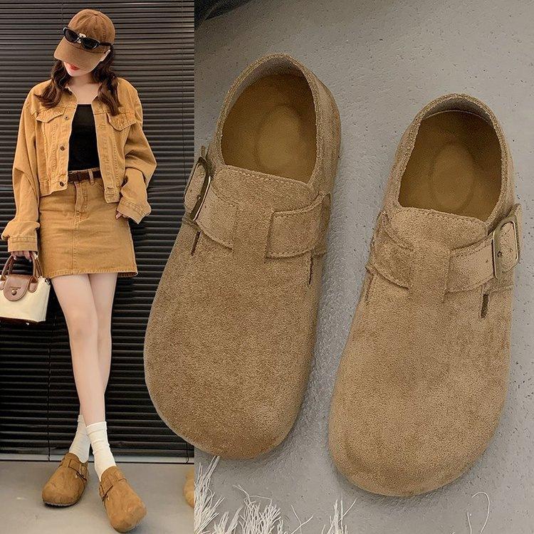 Casual outer wear single shoes Birkenstocks retro new spring Birkenstocks Birkenstocks