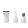4 In1 Electric Epilator Multifuntional USB 3D Floating Net Washable Women Electric Hair Trimmer Kit for Forehead Nose Lip Armpit Arm
