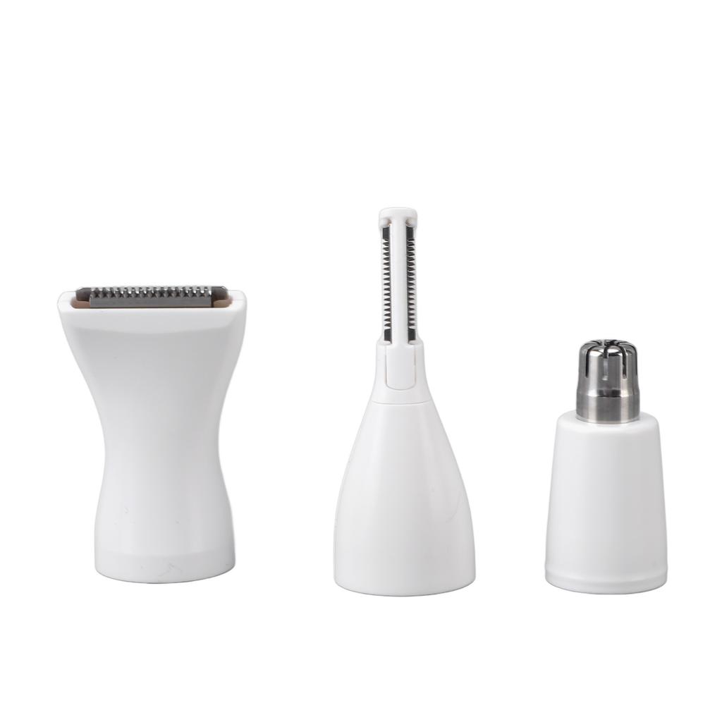 4 In1 Electric Epilator Multifuntional USB 3D Floating Net Washable Women Electric Hair Trimmer Kit for Forehead Nose Lip Armpit Arm
