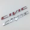 Metal Car Sticker Emblem Badge Decals Decoration For Honda CIVIC Logo Emblem Sticker Fender Trunk Badge Exterior Auto Accessorie