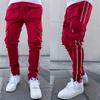 Pánské reflexní elastické cargo kalhoty slim fit: Trendy sportovní a volnočasové oblečení na jaro a podzim